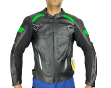 Jacke Motorrad Leder Racing