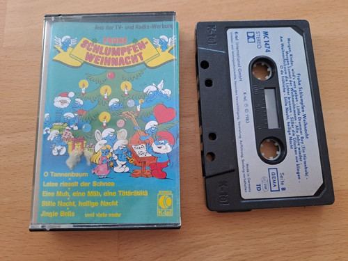 Kassette frohe schlumpfen - kassette,
