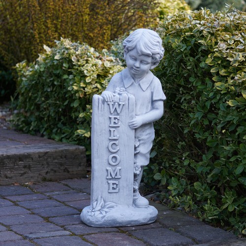 Jungen figur willkommen - jungen-figur,
