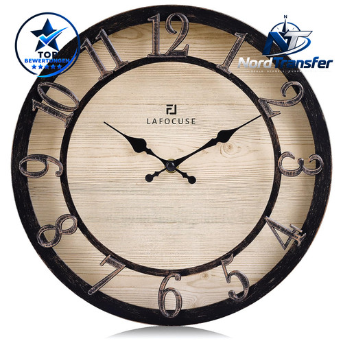 Wanduhr 30cm stille - wanduhr, rustikal