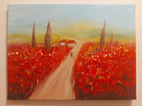 Bild acryl leinwand handgemalt - bild,