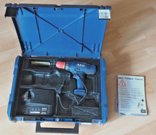 AEG Akkuschrauber Best 9.6X 9,6 Volt mit Ladegerät im Transportkoffer ohne Akku