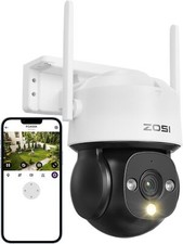 ZOSI 1080P WIFI Überwachungskamera Außen PTZ Schwenkbar Audio WLAN IP HD Kamera