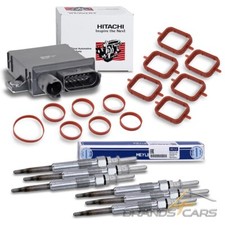 HITACHI STEUERGERÄT + 6x MEYLE GLÜHKERZEN FÜR BMW 3-ER E46 E90 5-ER E60 X3 X5 X6