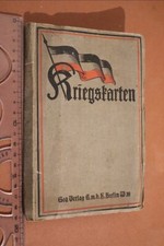 tolle alte Mappe - Kriegskarten mit sechs Landkarten - Gea Verlag    Russland, I