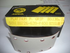 Schleifbogen MIRKA Platinum Grip 80 x 130 mm 8 Loch Körnung 400 Sonderposten