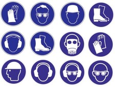 ASR A1.3  ISO 7010 Gebotszeichen Ø 200 mm als Aufkleber oder Kunststoff Schild 