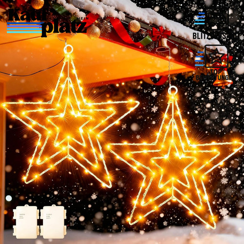 Beleuchteter weihnachtsstern - beleuchteter, 2