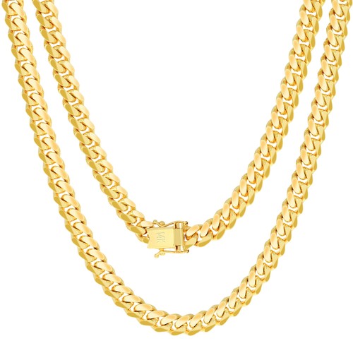 14k gelbgold solide 7mm - solide, 2,7mm-11mm