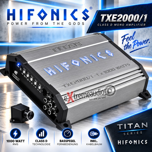 Hifonics txe2000 mono - txe2000/1,