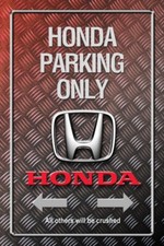 Blechschild 20x30 HONDA