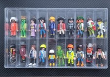 20er Sortimentskasten / Aufbewahrung fuer Playmobil Sammlerfiguren mit Deckel