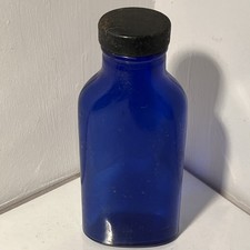 Kobaltblau Medizin Flasche