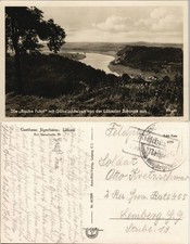 Merschwitz-Nünchritz  Elbe Löbsal gel. Feldpost eckiger Landpoststempel 1940