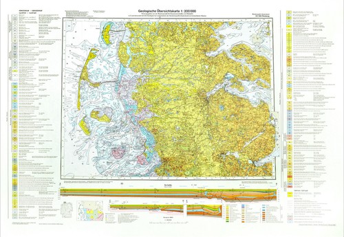 Geologische karte sylt föhr - geologische,