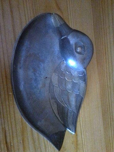 Messing schale ente vintage - messing,