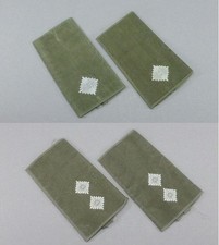 Dienstgradabzeichen BUNDESWEHR, Heer, Leutnant und Oberleutnant, je 1 Paar, oliv