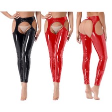 Women's PVC Leather Wet Look