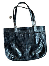 Schlangenleder Schultertasche