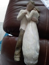 Willow Tree Couple In Love Figur UNVERPACKT beige DEMDACO S. LORDI VERSPRECHEN