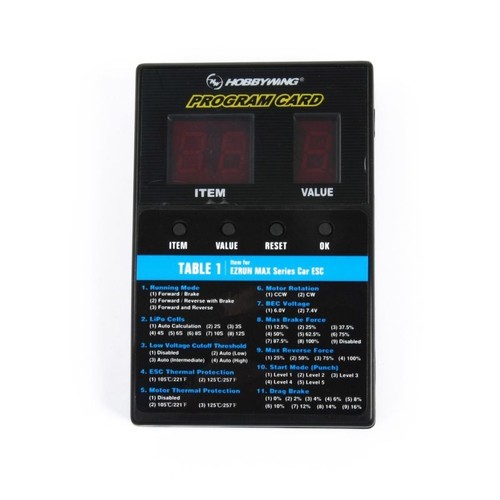 Hobbywing programmierbox led - hobbywing,