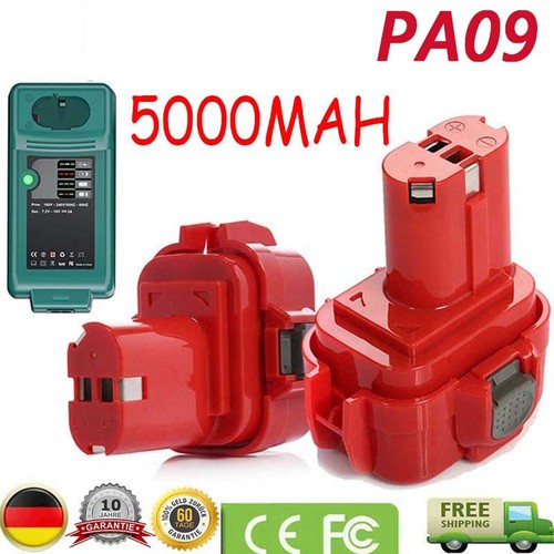 5000mah für makita pa09 - 9,6v,