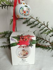 Hutschenreuther Weihnachtskugel Weihnachtsbäckerei v. Ole Winter 1996 OVP