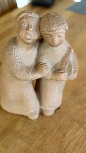 Kinder mit laute skulptur - kinder,