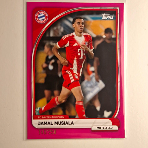 Jamal musiala 250 topps fc - topps,