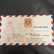Berlin Luftpost Brief EF #137 - Frankfurt Main Flughafen 21.06.1956 - A311