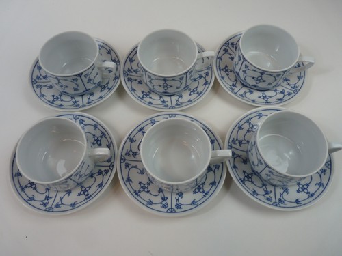 Kaffeetasse mit unterteller - 6x,