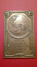 Plakette Car Badge - Baden-Badener Automobil Turnier 1922 -one of 2 Worldwide