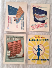 Konvolut 4 Werbeschilder 50er