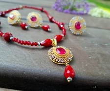  indian bridel bollywood jewellery set.hochzite set indische kette 