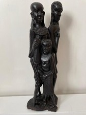 Afrika Ebenholz massiv Holz Handarbeit geschnitzt 