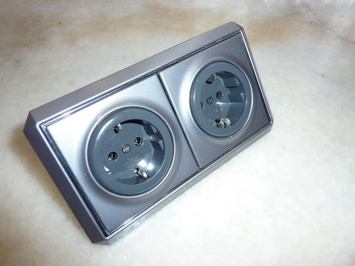Gira trias facet grau metallic - gira,