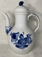 Royal Copenhagen Blaue Blume Porzellan Kaffeekanne handbemalt H24cm Nr.8189
