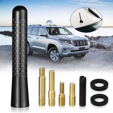 8cm Auto Dach Kurz Stab Antenne Carbon Design Radio Adapter Fuß DAB Universal