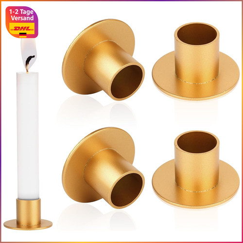 4pcs kerzenständer gold - 4pcs, kerzenständer,