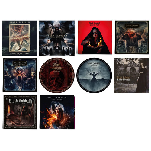 Black sabbath 10 titles - black,
