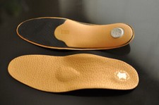 LUXUS Footbeds  Orthopädische Einlegesohlen Leder Sohlen Schuhe Einlagen Fußbett