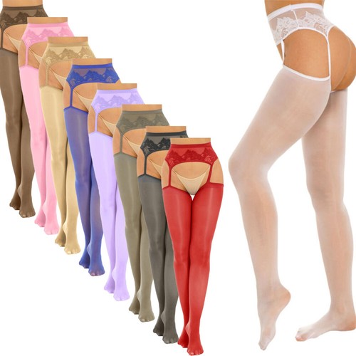 Damen strumpfhose öl glanz - damen,