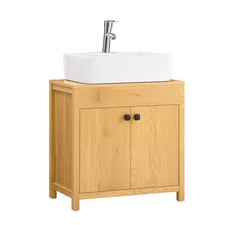 B-Waren Waschbeckenunterschrank Badezimmerschrank Unterschrank BZR98-SN-B-Waren