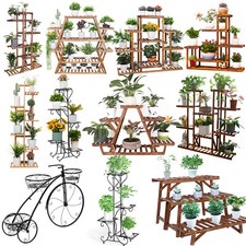 Pflanzenregal Holz Blumenregal Holz Holzregal für Balkon Terrasse Garten Outdoor