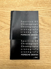 IWC Porsche Design Bedienungsanleitung Manual Ultra Sportivo Chronograph