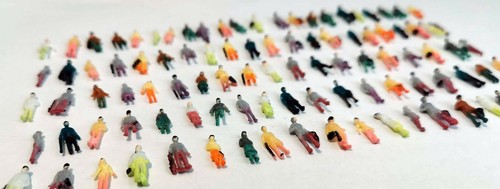 100x figuren passend - passend, spur