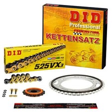 Kettensatz Kawasaki W 650 (EJ650A), DID EXTRA verstärkt GOLD, Silent+ silber