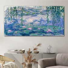 Seerosen 140x70 Canvas