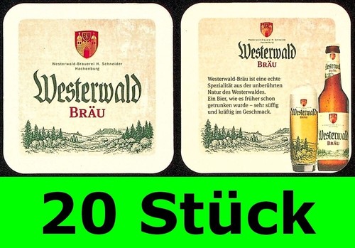 Stück bierdeckel - 20,