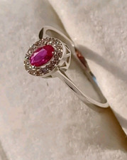Gold Ring 585 mit Echt Rubin